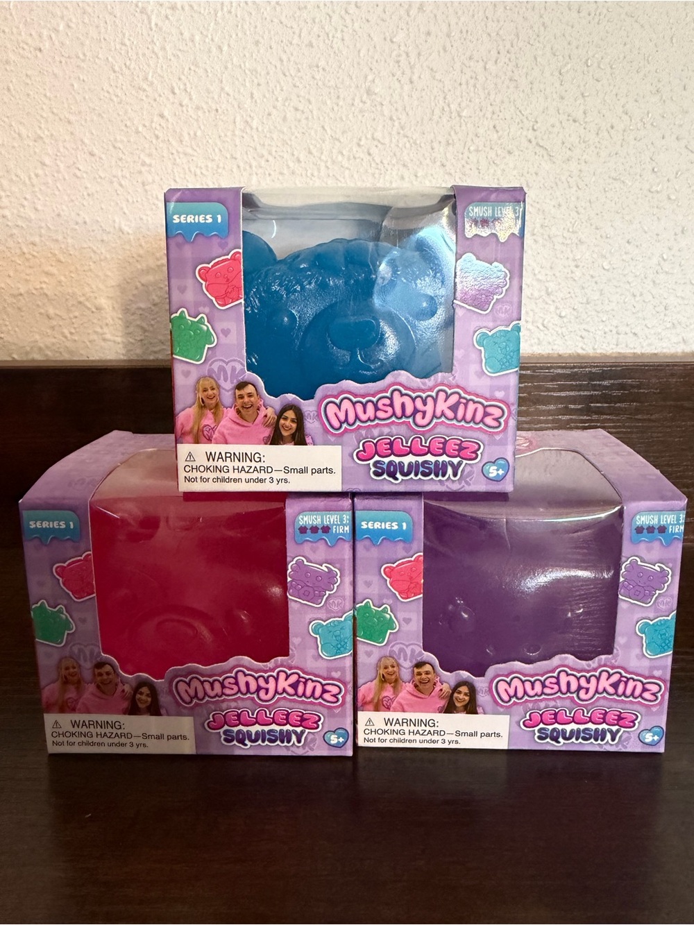 MushyKinz Jelleez Squishy - set of 3